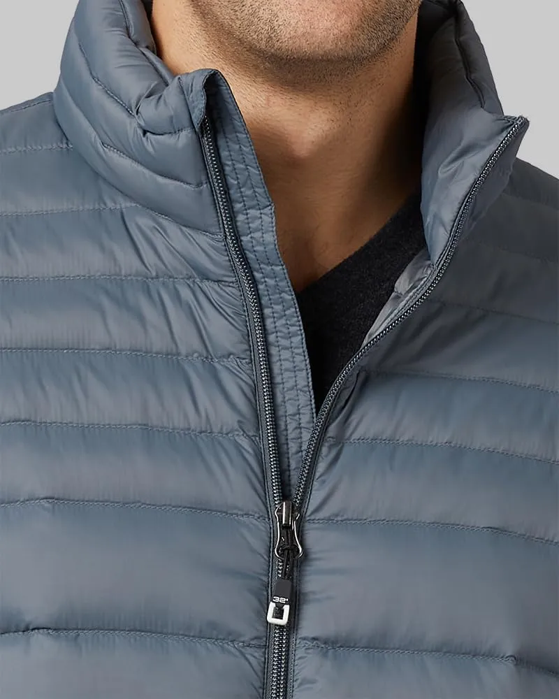 32 Degrees Heat Men's Ultra-Light Down Packable Jacket | Layering | Zippered Pockets | Water Repellent
