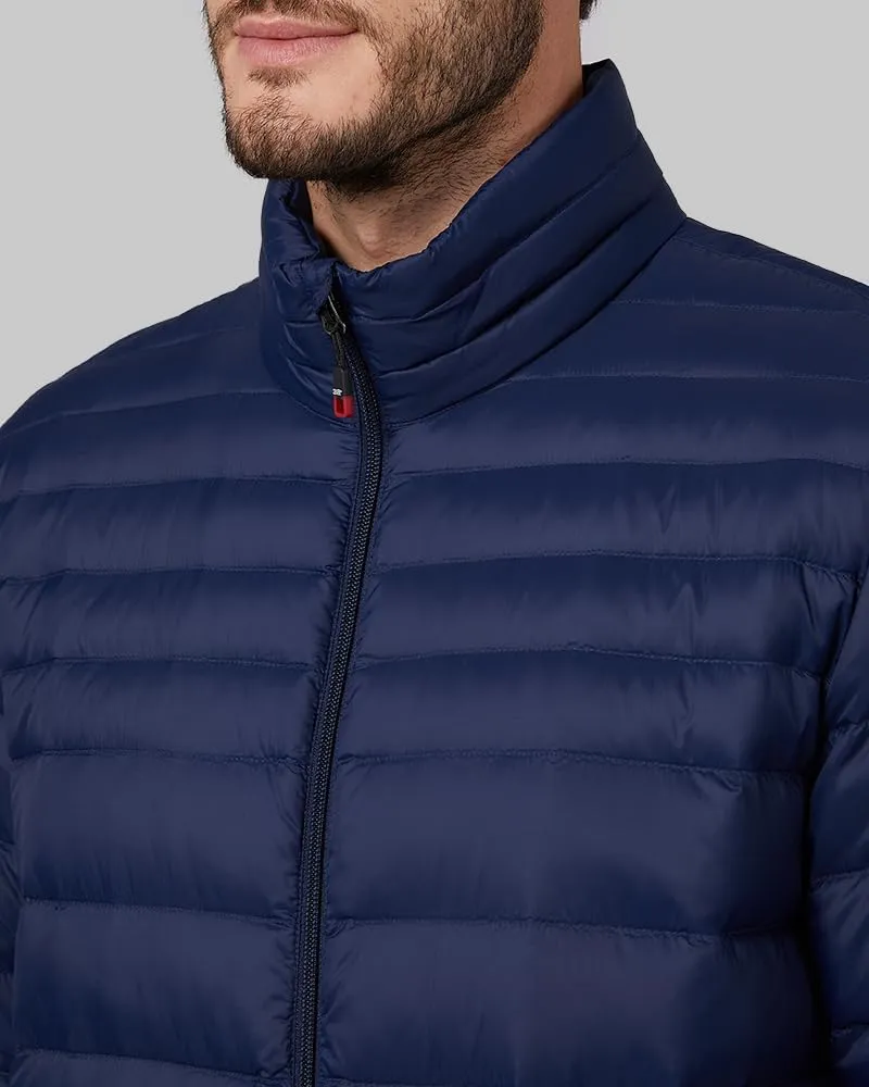 32 Degrees Heat Men's Ultra-Light Down Packable Jacket | Layering | Zippered Pockets | Water Repellent