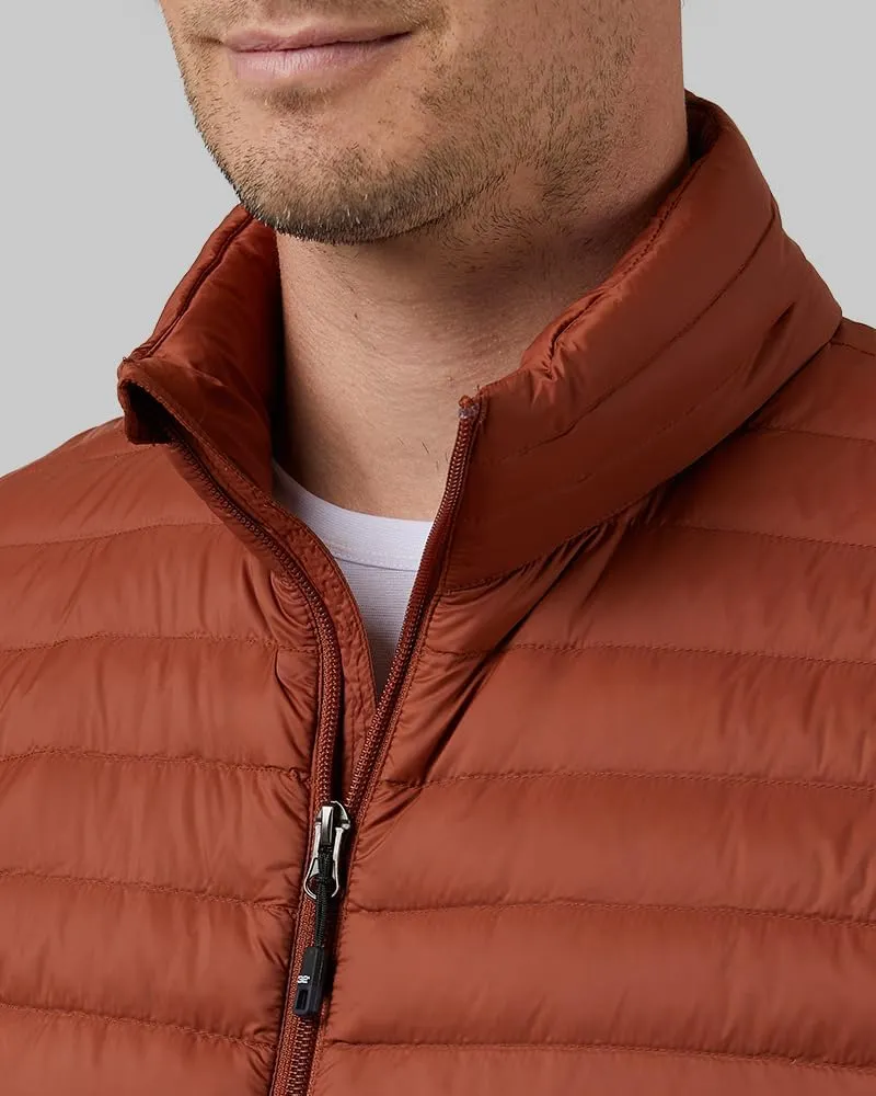 32 Degrees Heat Men's Ultra-Light Down Packable Jacket | Layering | Zippered Pockets | Water Repellent
