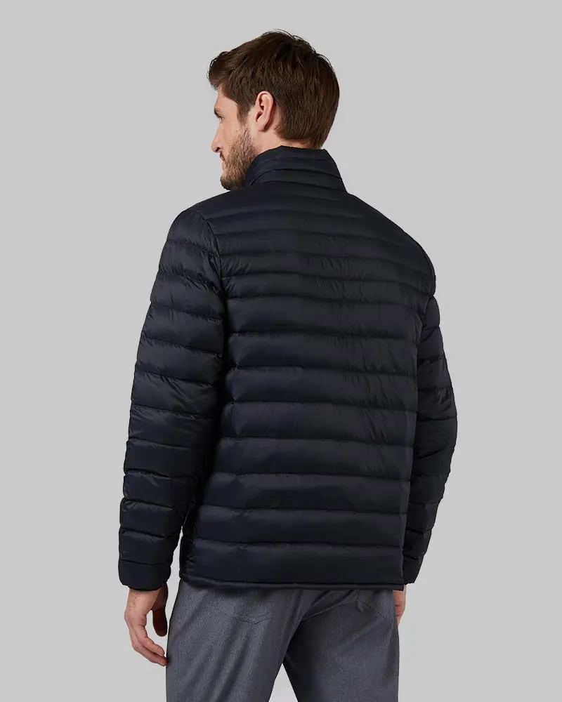 32 Degrees Heat Men's Ultra-Light Down Packable Jacket | Layering | Zippered Pockets | Water Repellent