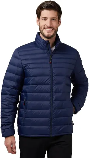 32 Degrees Heat Men's Ultra-Light Down Packable Jacket | Layering | Zippered Pockets | Water Repellent