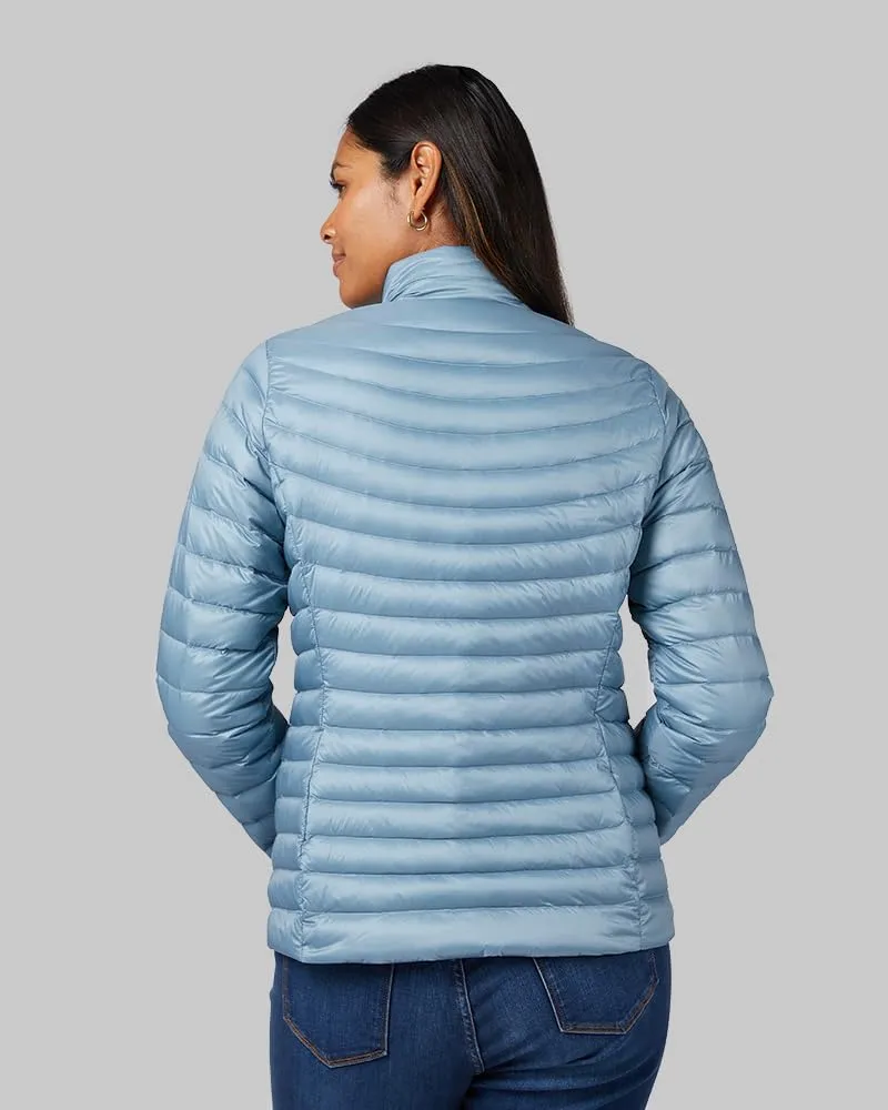 32 Degrees Heat Women's Ultra-Light Down Packable Jacket | Layering |Semi-Fitted | Zippered Pockets | Water Repellent