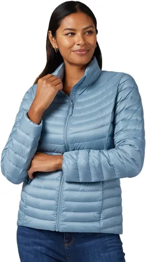 32 Degrees Heat Women's Ultra-Light Down Packable Jacket | Layering |Semi-Fitted | Zippered Pockets | Water Repellent