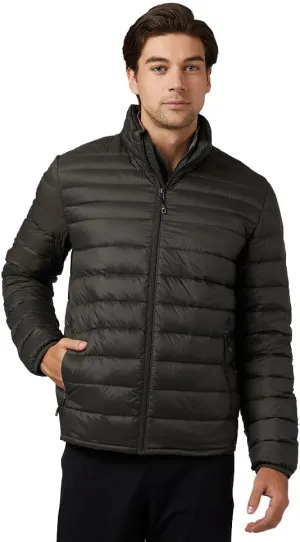 32 Degrees Men's Ultra-Light Down Packable Jacket | Layering | Zippered Pockets | Water Repellent