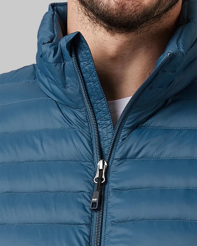 32 Degrees Men's Ultra-Light Down Packable Jacket | Layering | Zippered Pockets | Water Repellent