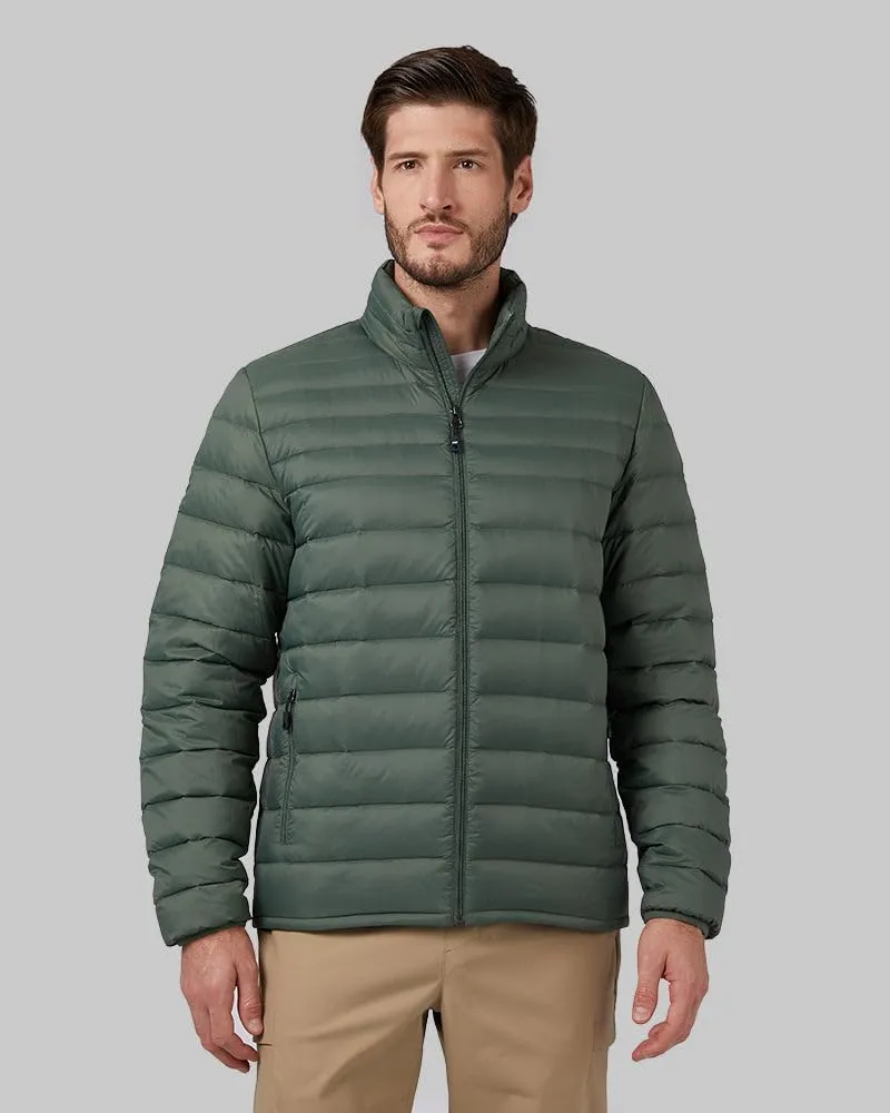 32 Degrees Men's Ultra-Light Down Packable Jacket | Layering | Zippered Pockets | Water Repellent