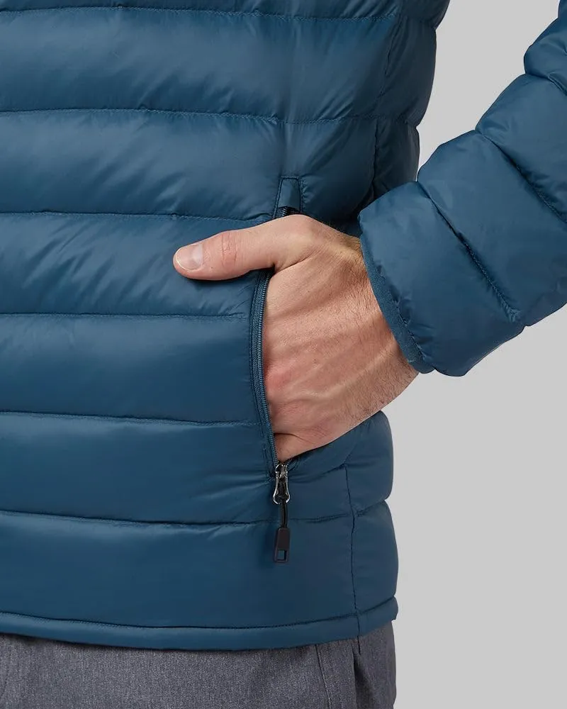 32 Degrees Men's Ultra-Light Down Packable Jacket | Layering | Zippered Pockets | Water Repellent