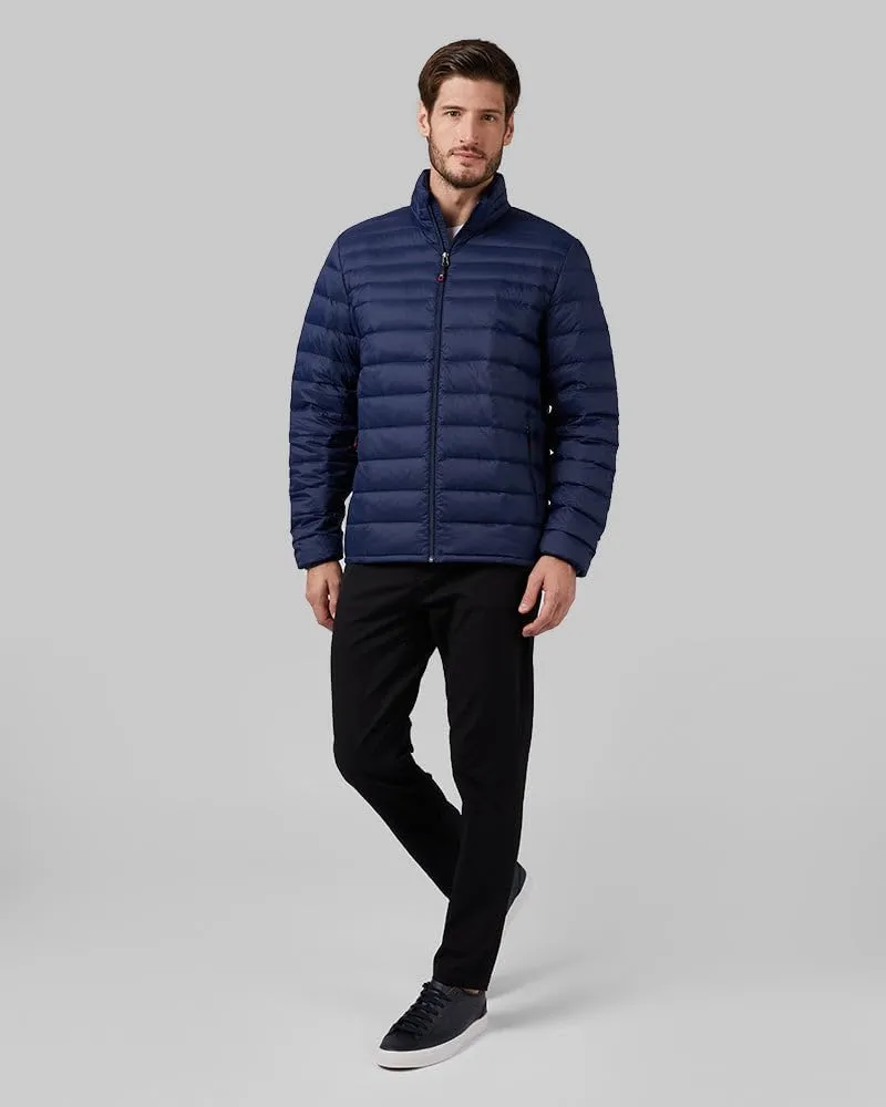 32 Degrees Men's Ultra-Light Down Packable Jacket | Layering | Zippered Pockets | Water Repellent