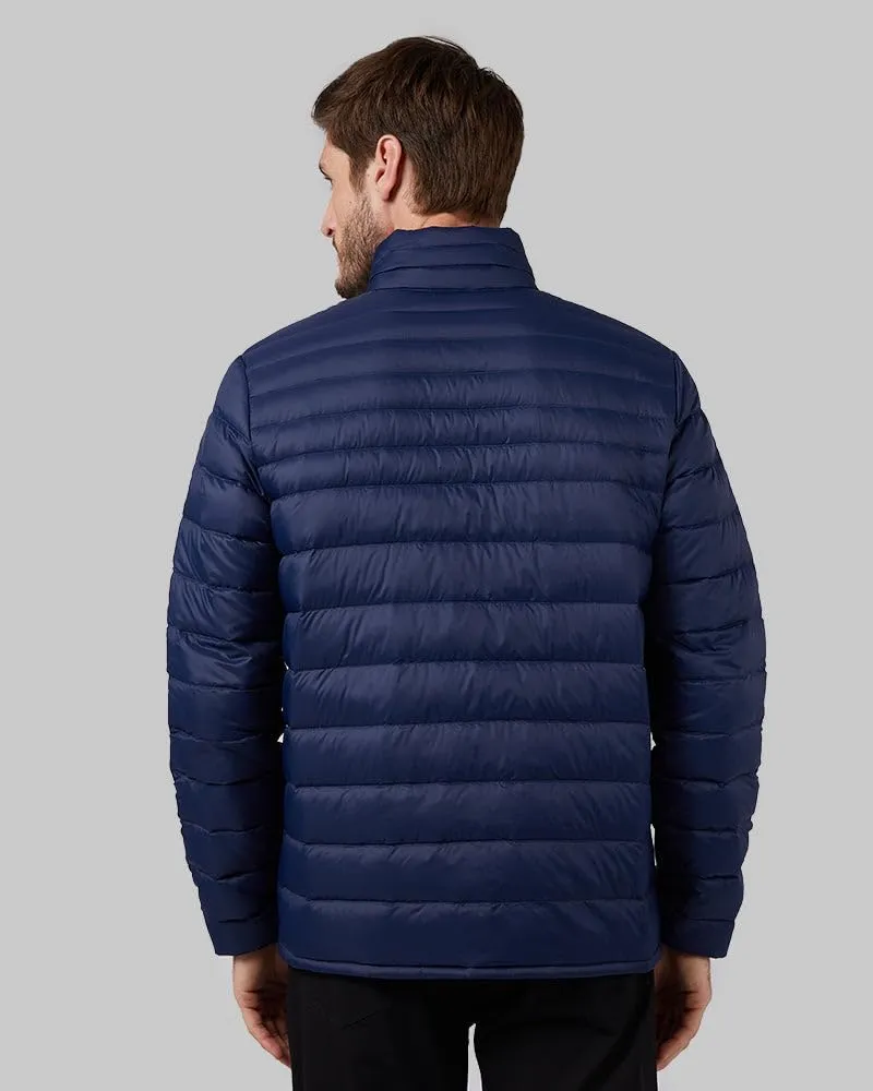 32 Degrees Men's Ultra-Light Down Packable Jacket | Layering | Zippered Pockets | Water Repellent
