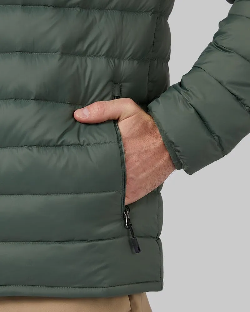 32 Degrees Men's Ultra-Light Down Packable Jacket | Layering | Zippered Pockets | Water Repellent