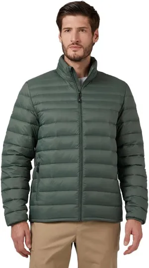 32 Degrees Men's Ultra-Light Down Packable Jacket | Layering | Zippered Pockets | Water Repellent