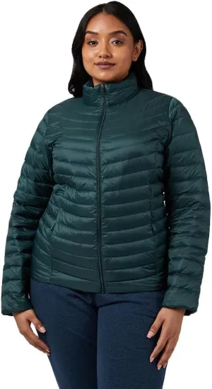 32 Degrees Women's Ultra-Light Down Packable Jacket | Layering |Semi-Fitted | Zippered Pockets | Water Repellent