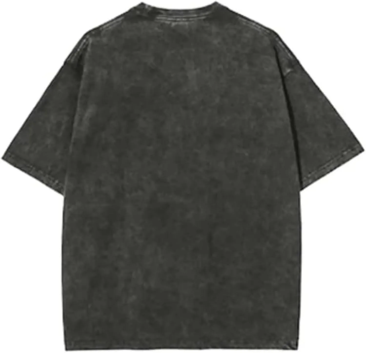Acid Wash Tshirt Men,Men's Cotton T-Shirts,Streetwear Baggy Washed Unisex Tops,Acid Wash Casual Hip Hop Tops