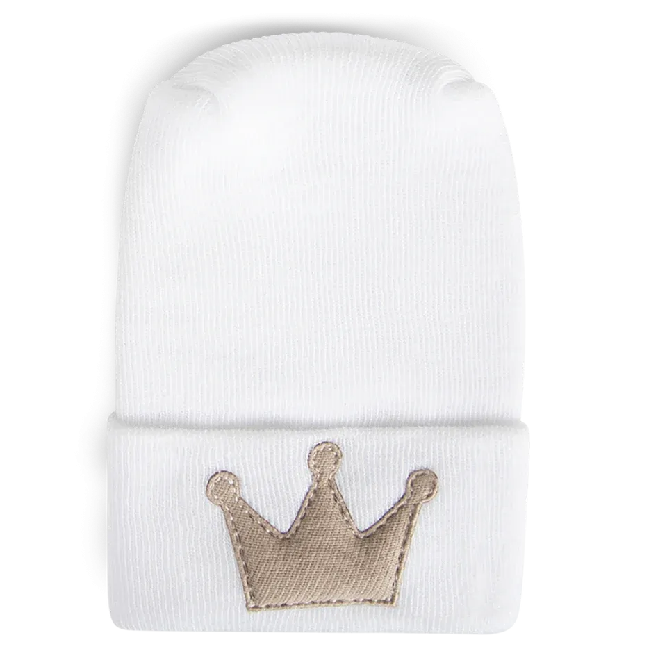 Baby Hospital Hat | Adora | Linen Tan Crown