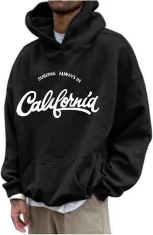 Big And Tall Hoodies For Men Loose Solid Hooded Sweater Top Mens Pullover Hoodie Buzos Para Mens Light Buzos Para
