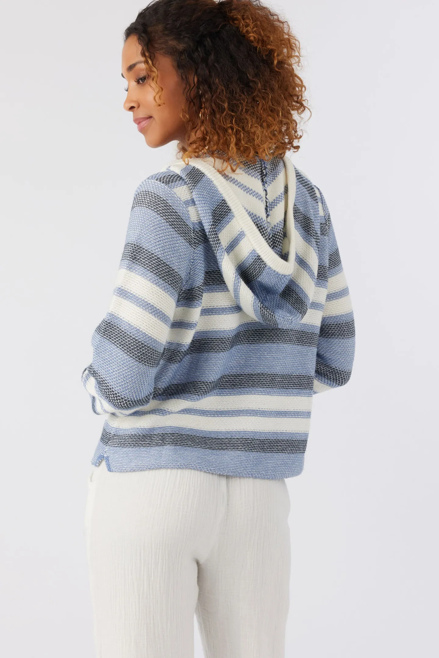 CATAMARAN V-NECK HOODED SWEATER