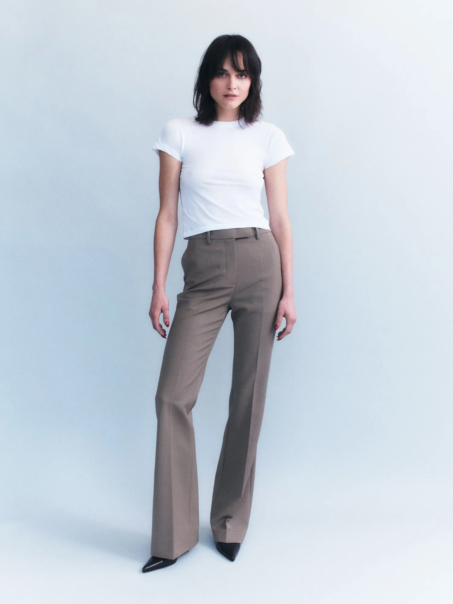 Celina Scuba Wool Tailored Pants