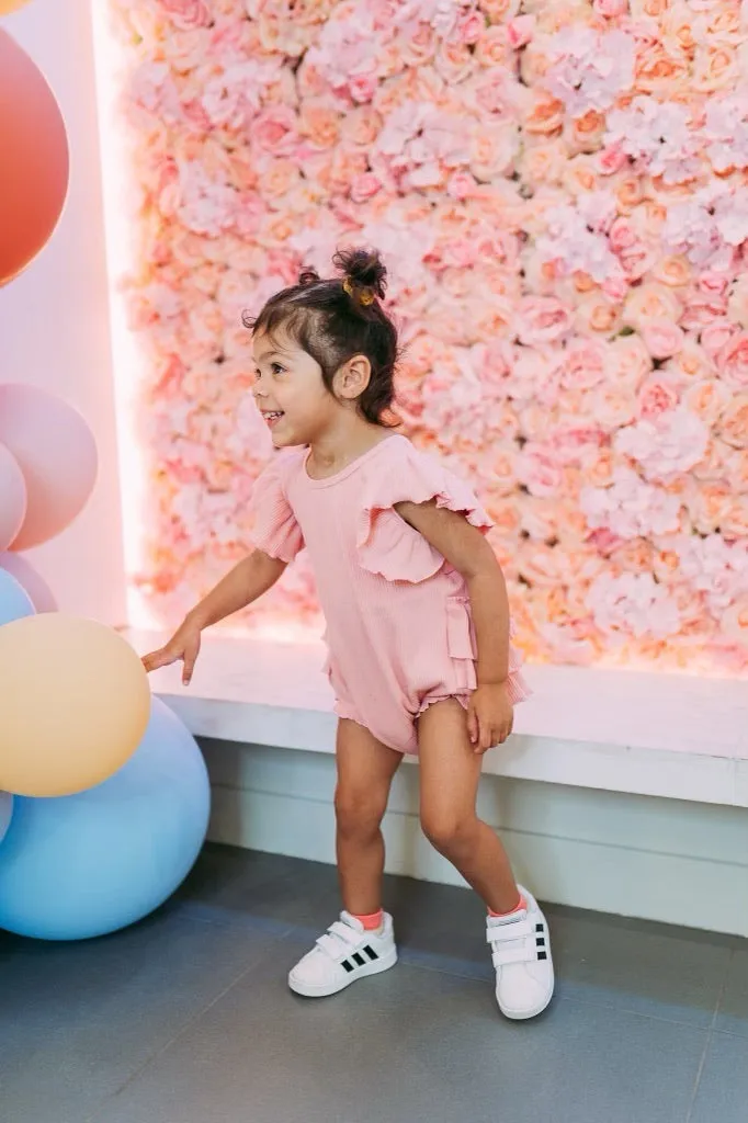 Dulce De Leche Ruffled Onesie