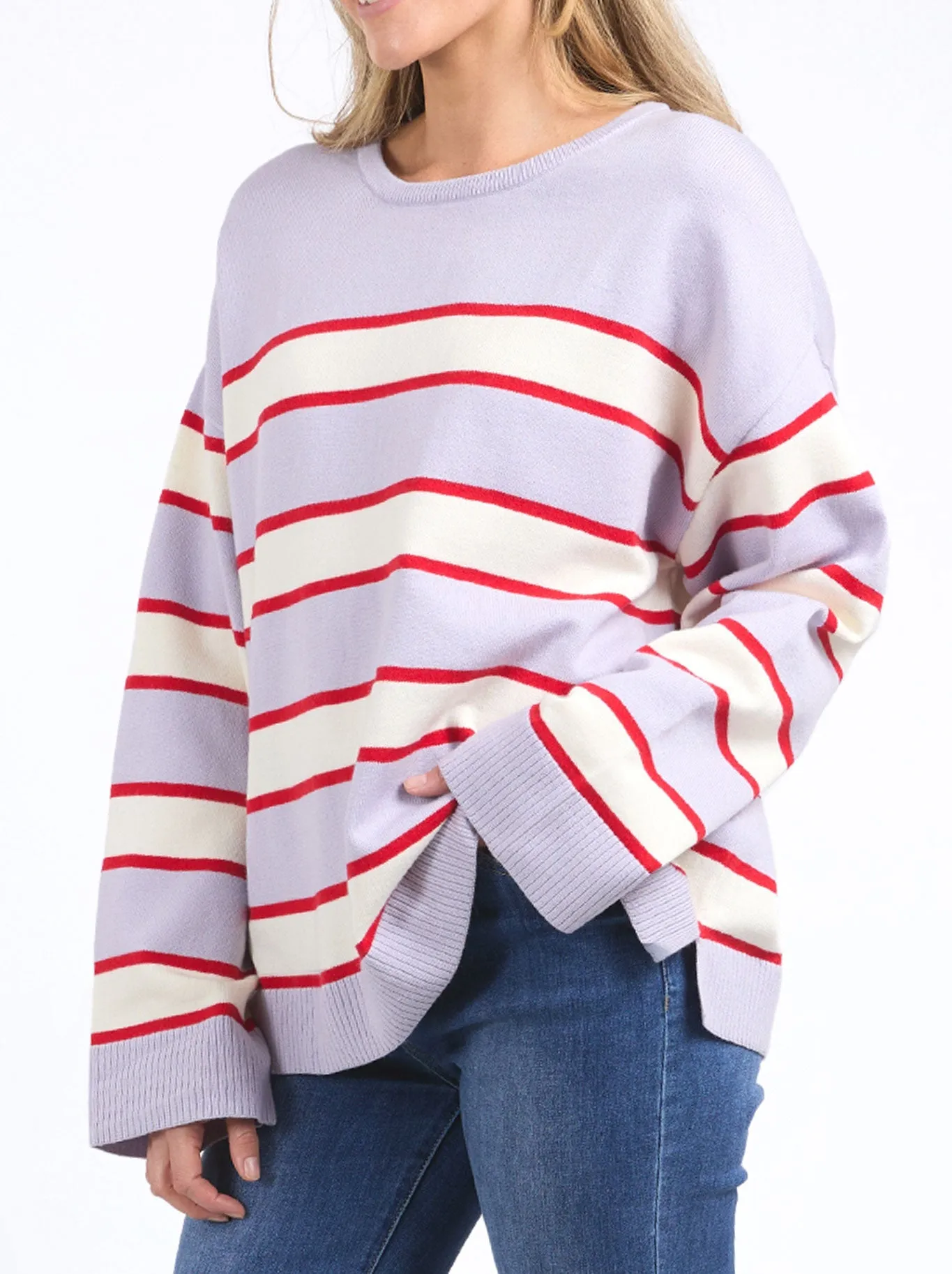 ELM JONI STRIPE KNIT