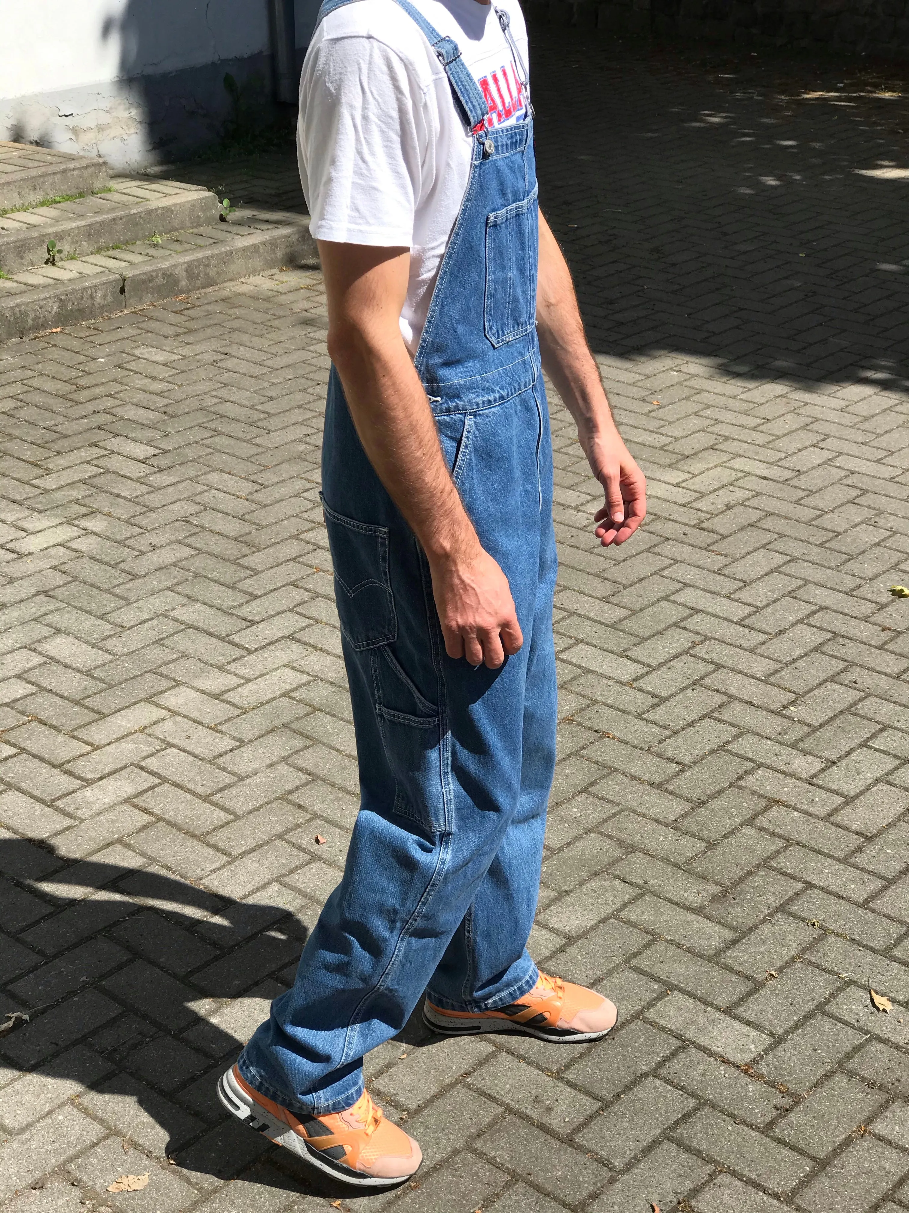 Levis Blue Workwear Dungarees, Men's M