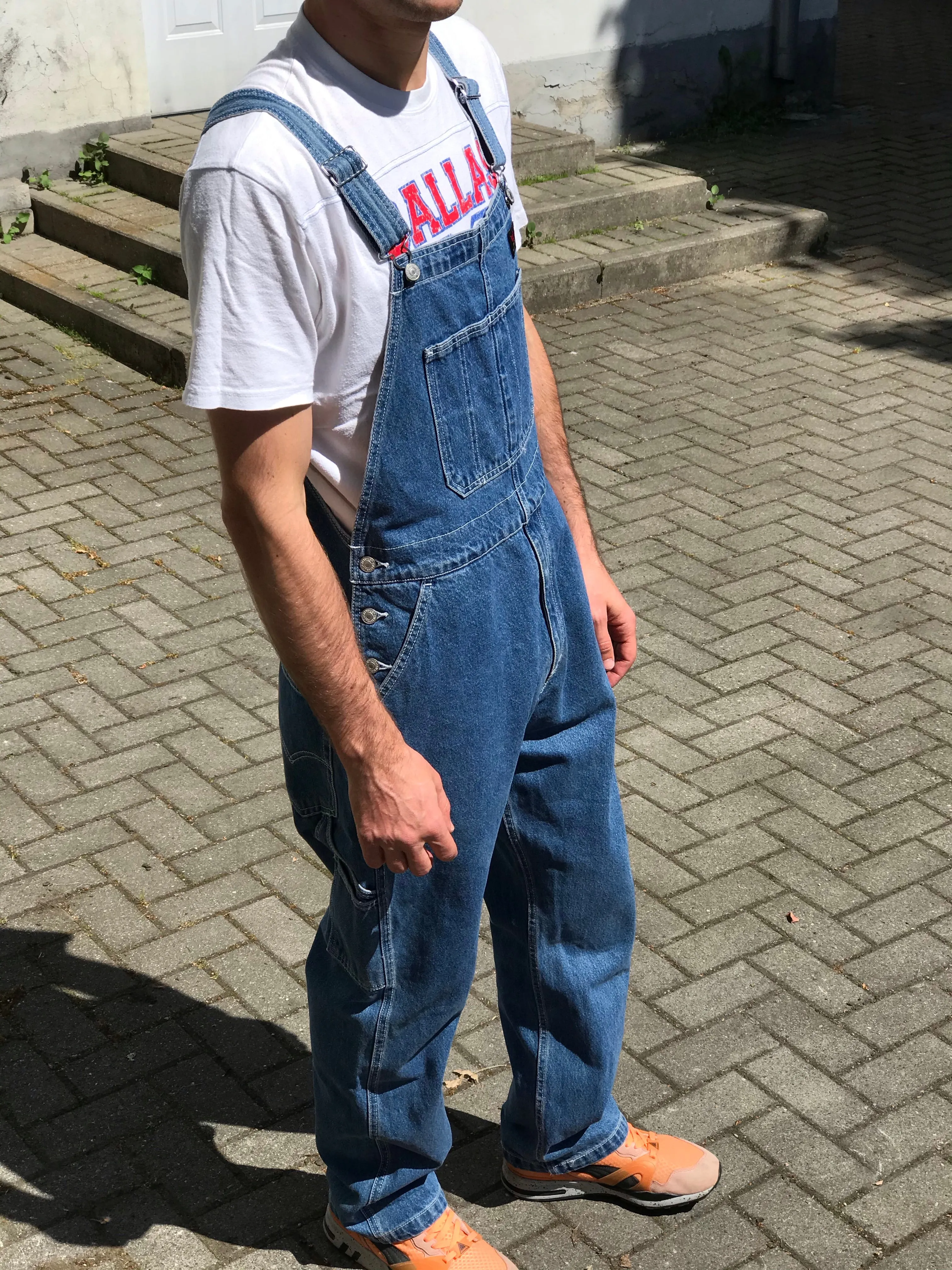 Levis Blue Workwear Dungarees, Men's M
