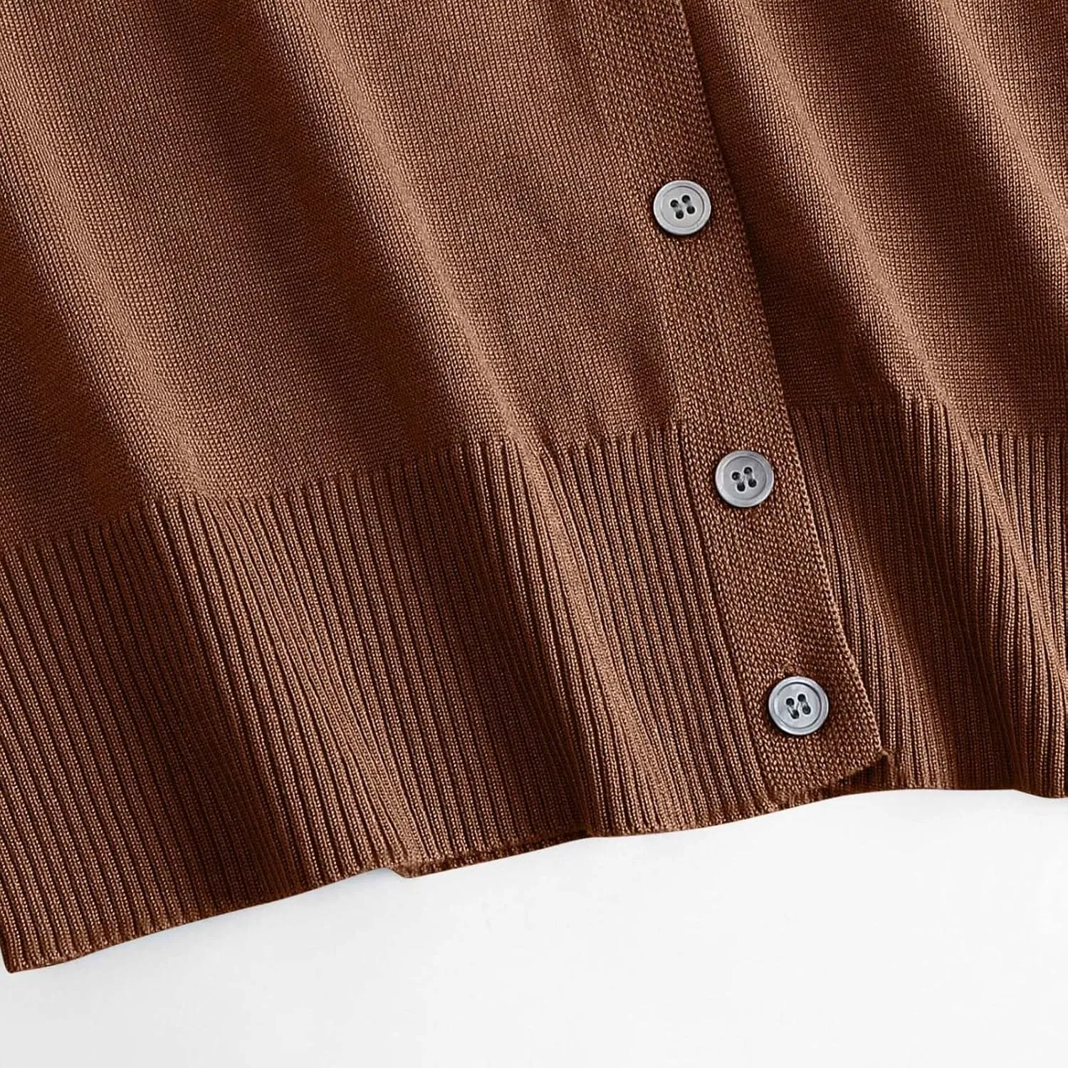 Light Weight Sweaters for Women Casual v Neck Button Up Knit Cardigan Open Front Solid Outwear Coats Fall Fashion