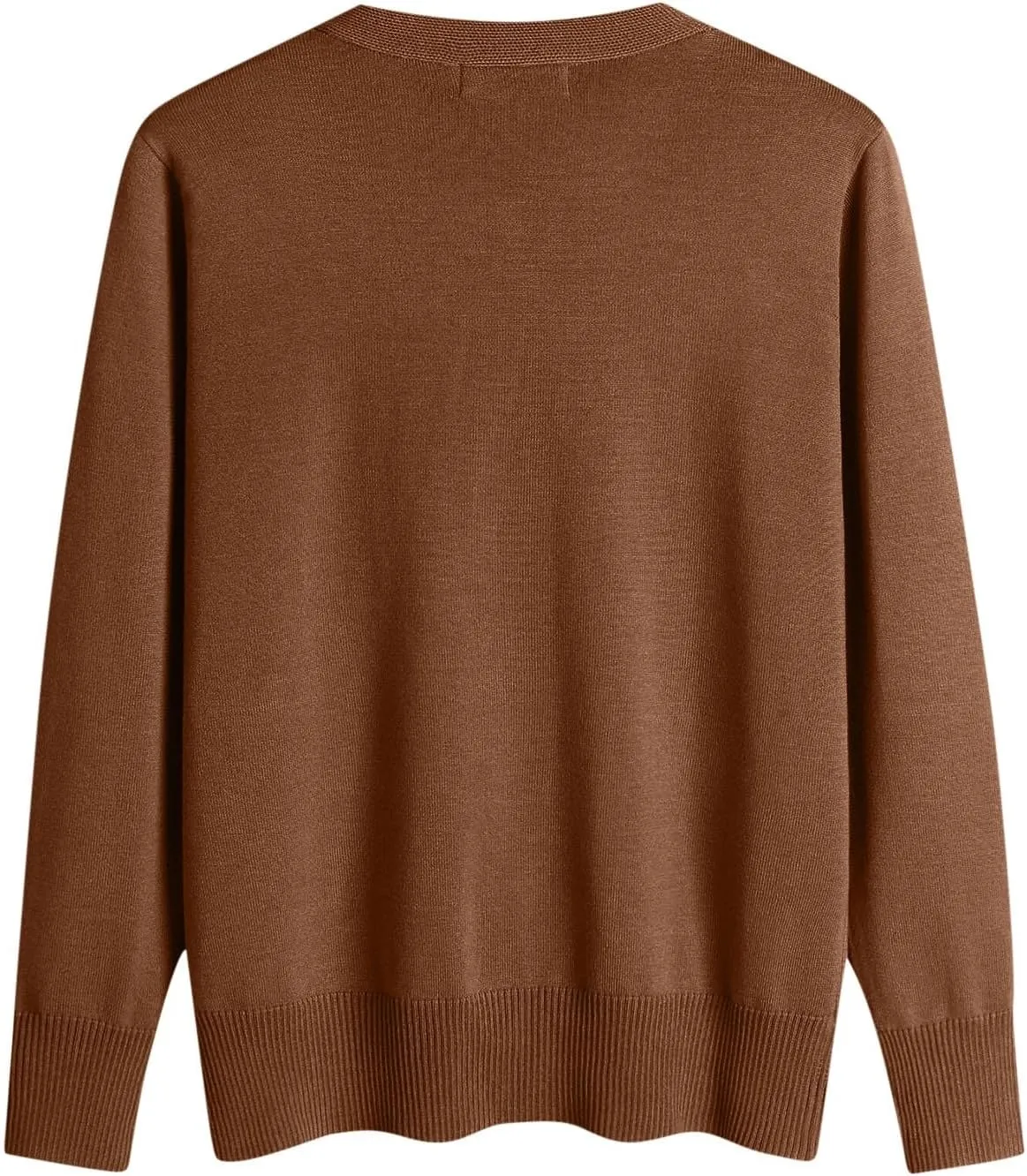 Light Weight Sweaters for Women Casual v Neck Button Up Knit Cardigan Open Front Solid Outwear Coats Fall Fashion