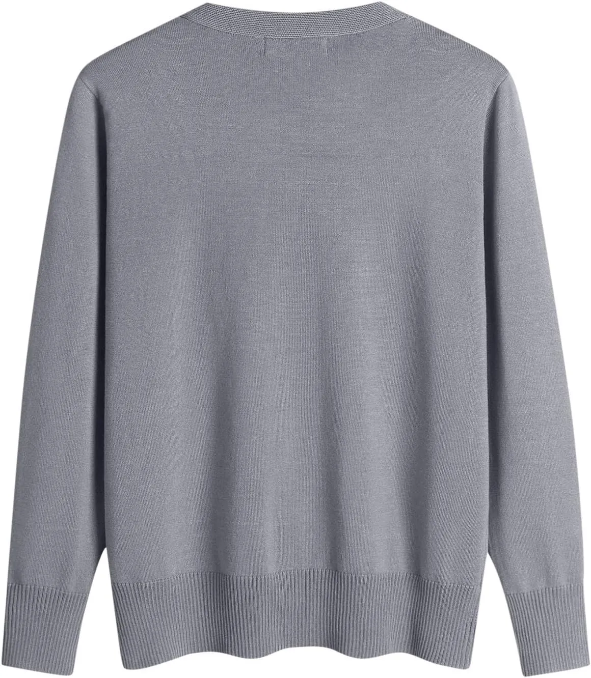 Light Weight Sweaters for Women Casual v Neck Button Up Knit Cardigan Open Front Solid Outwear Coats Fall Fashion