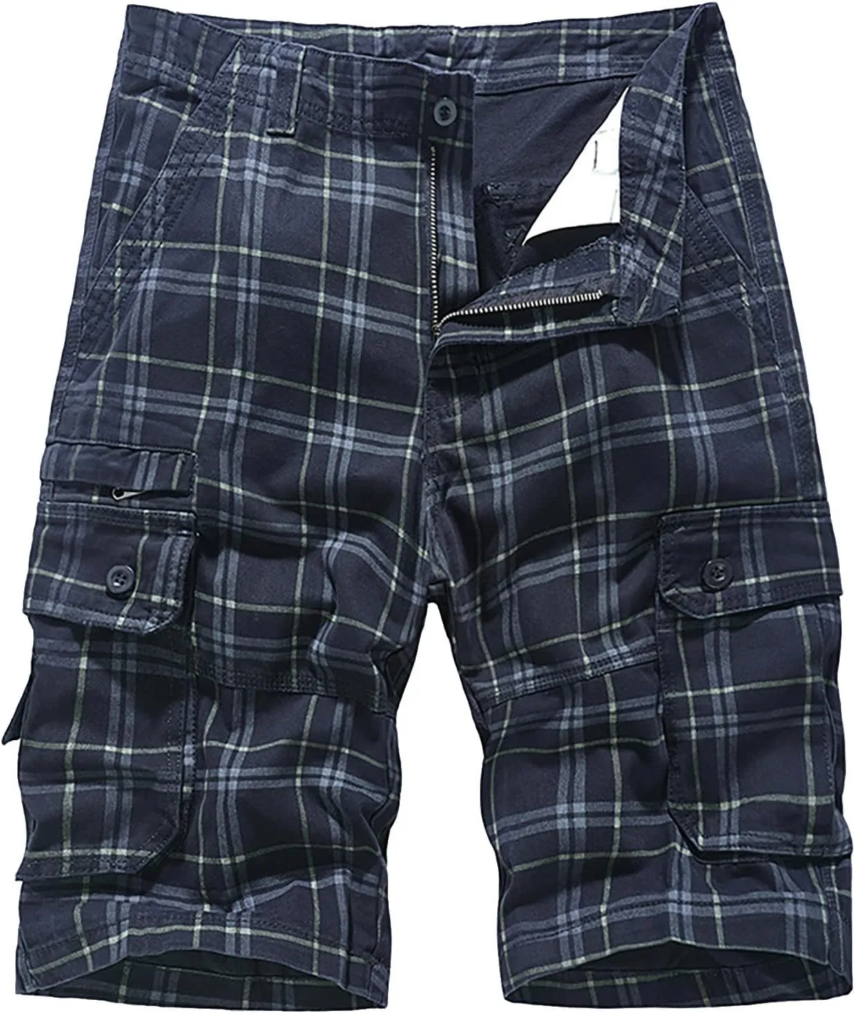 Men Shorts with Multi-Pocket Overalls and Men's Pants Summer Leisure Fashion Men's Pants Mens Cargo Chaps Shorts for