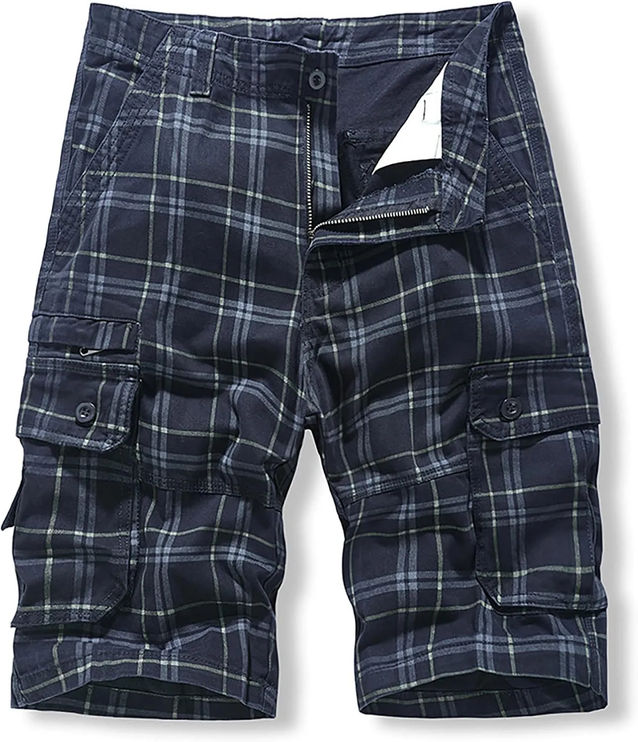 Men Shorts with Multi-Pocket Overalls and Men's Pants Summer Leisure Fashion Men's Pants Mens Cargo Chaps Shorts for