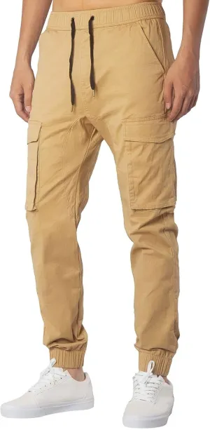 MIDOO Mens Cargo Pant Slim Fit Casual Lightweight Jogger Loose Sweatpants Stretch Work Fishing Travel Outdoor Pant Overalls
