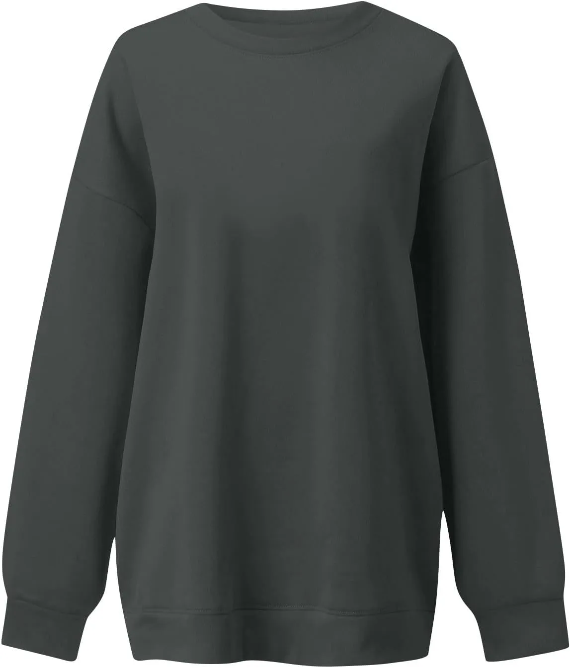 Oversized Sweatshirt for Women Y2K Crewneck Pullover Hoodie Lightweight Sweaters Fall Fashion for Women 2024