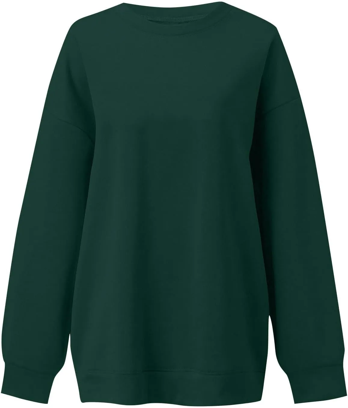 Oversized Sweatshirts for Women Loose Crew Neck Long Sleeve Anxiety Hoodies Casual Drop Shoulder Pullover Sweater