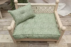 Ready to Ship 11x14 Size- Briley Studio Essentials- Sage Wildflowers- Newborn Mattress