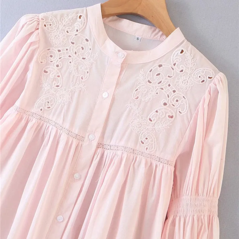 RUFFLED BLOUSE