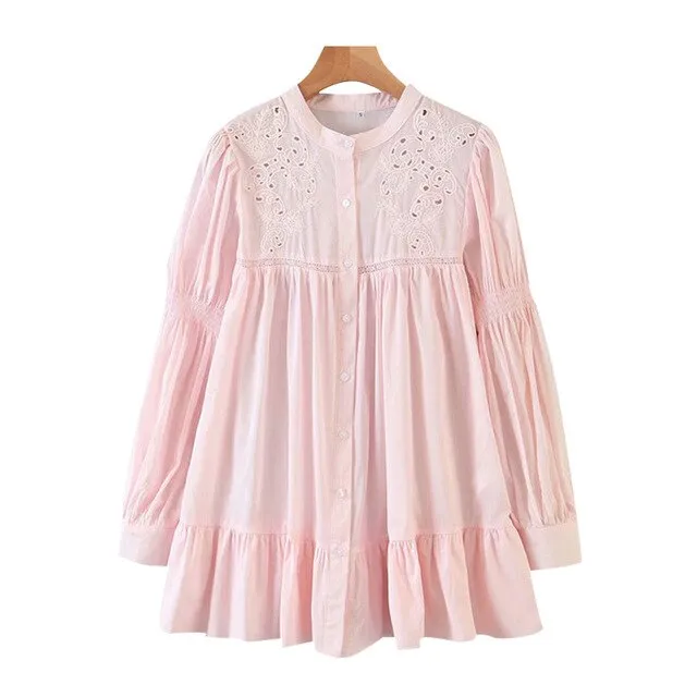 RUFFLED BLOUSE