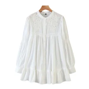 RUFFLED BLOUSE