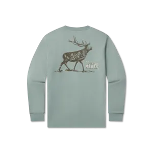 Starry Silhouette Tee - Elk - Long Sleeve