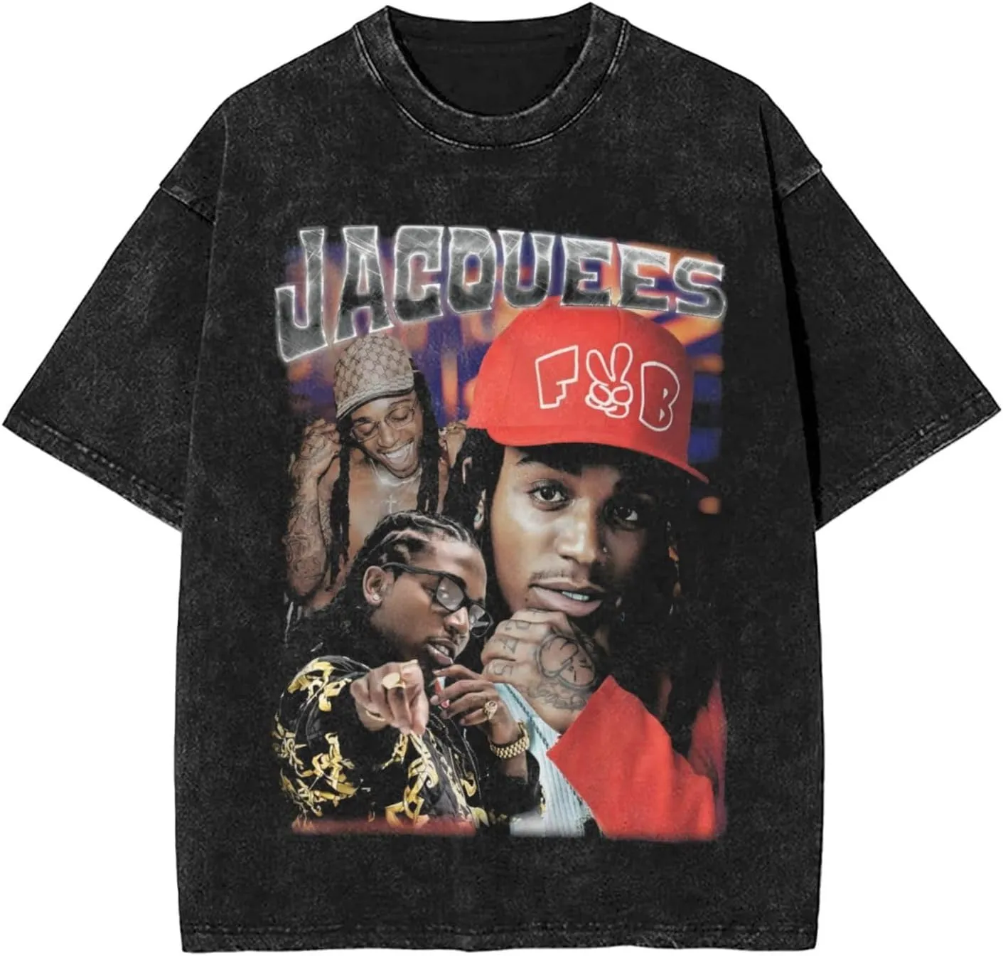 T Shirt Man's Wash Cotton Loose Crew Neck Short Sleeve Streetwear Basic Tops