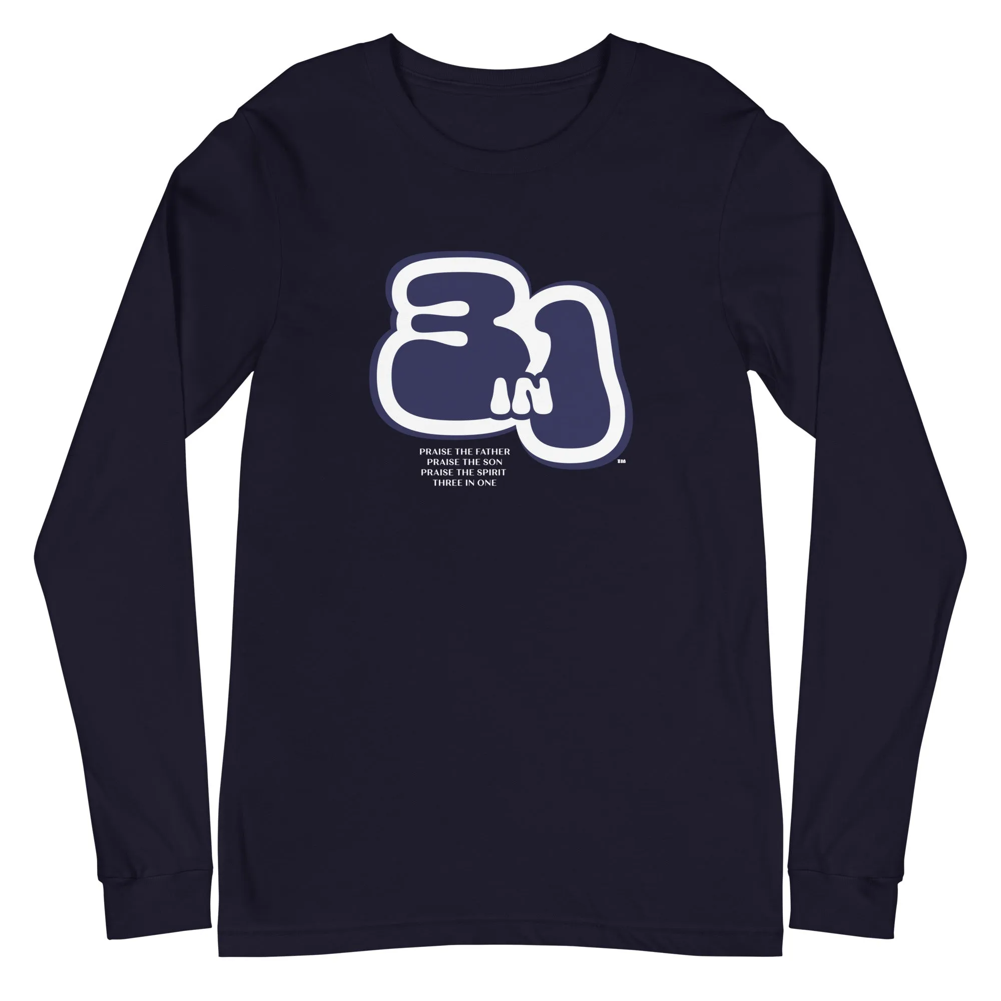 Three in One Unisex Long-Sleeve Tee