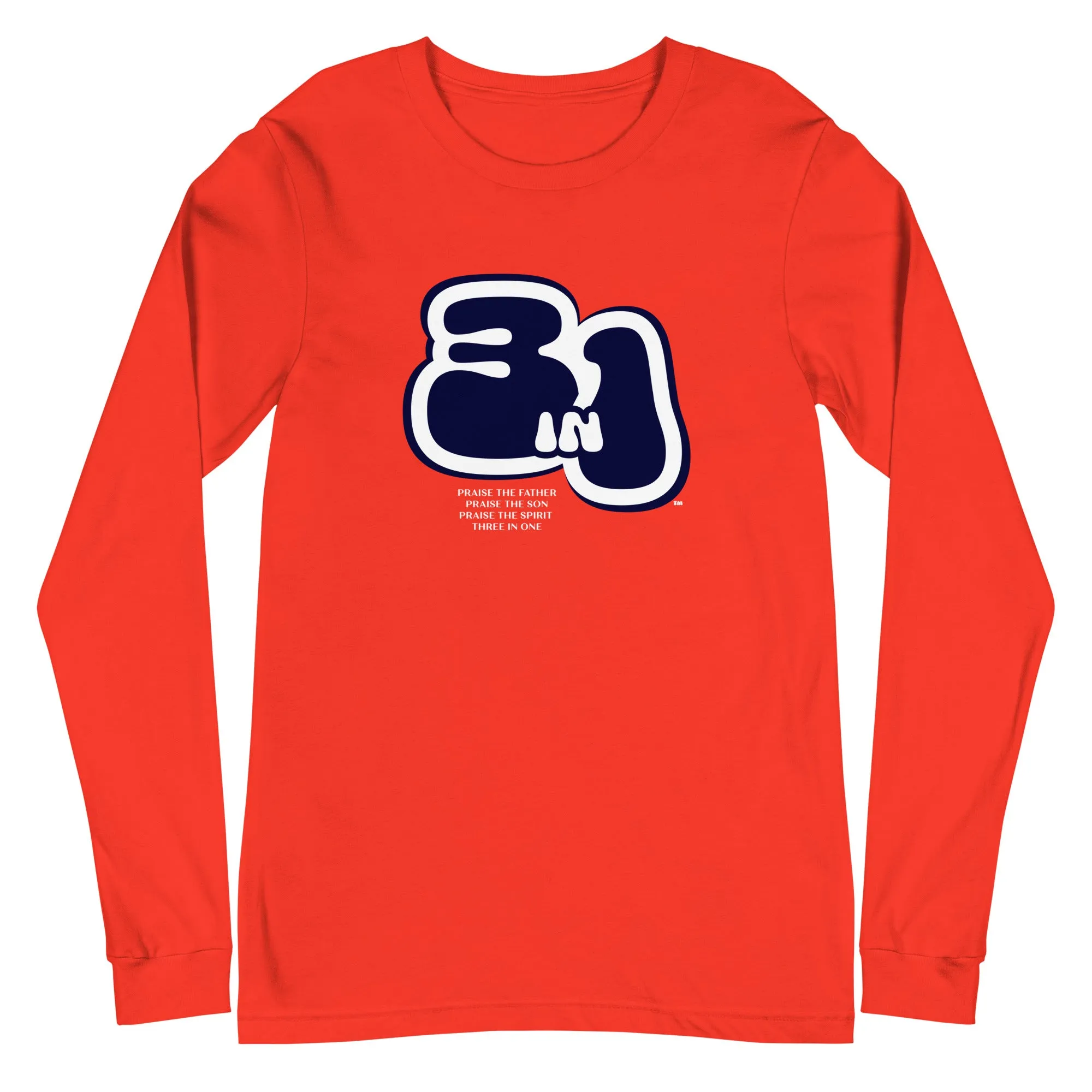 Three in One Unisex Long-Sleeve Tee