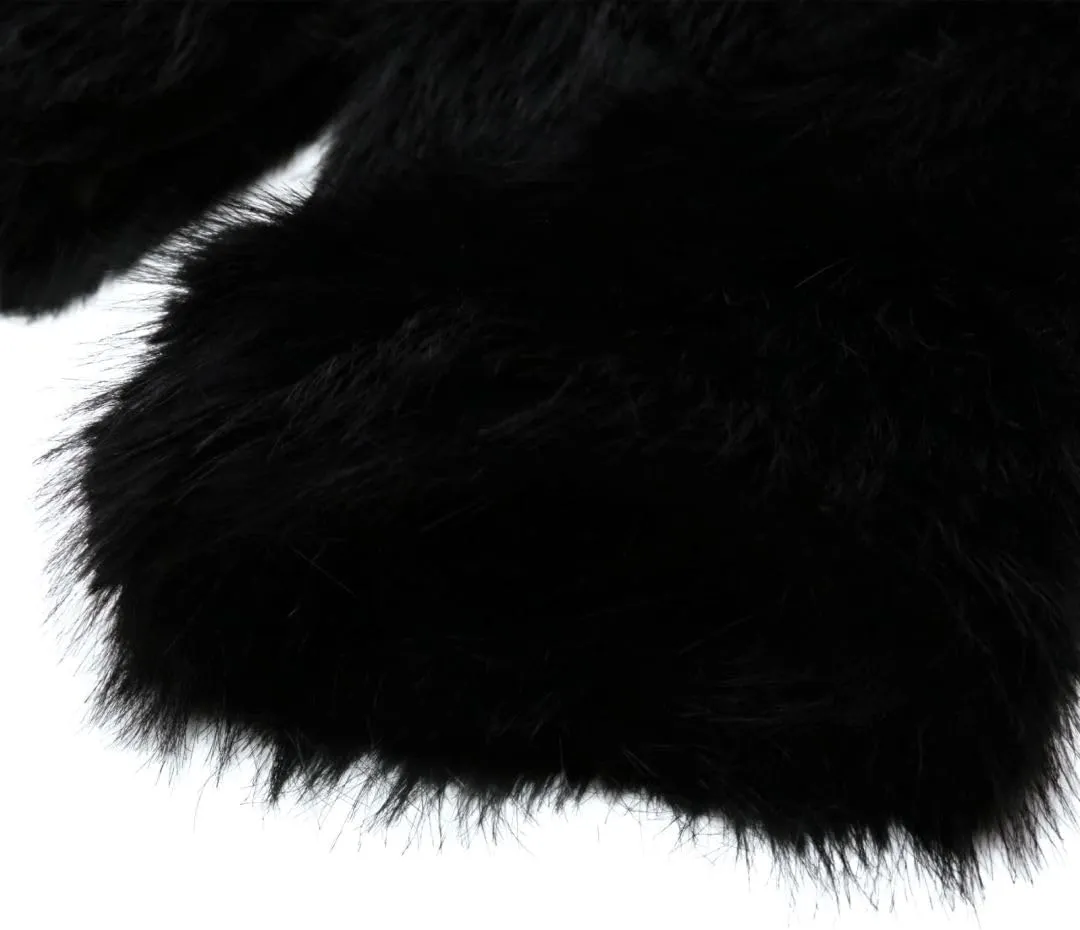 Women's Faux Fur Zip Up Jacket
